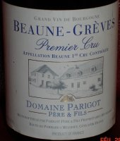 Domaine Parigot et Fils - 1er Cru Les Grèves 2012 (Beaune - red)